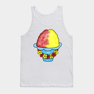 Hawaiian shaved ice with Lei Tank Top